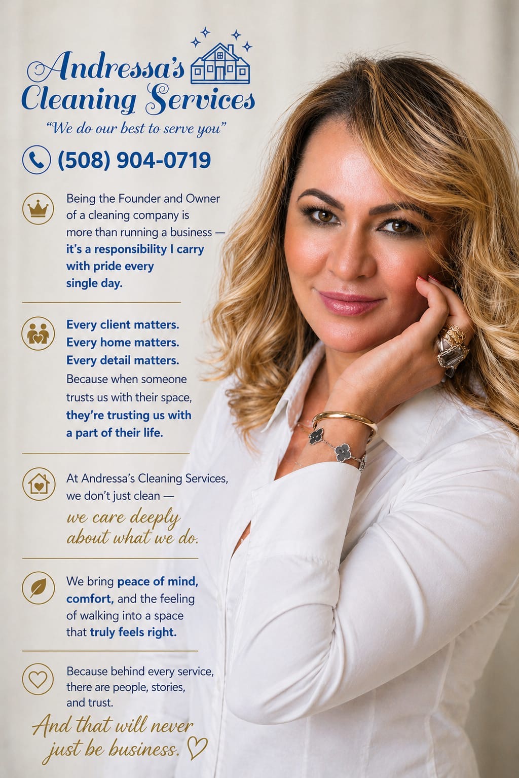Andressa's Cleaning Services — We do our best to serve you